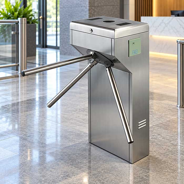 SS Tripod Turnstile Gate – 3 Arm Access Control System